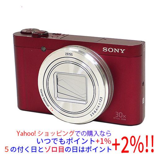 【中古】SONY製 Cyber-shot DSC-WX500 レッド/1820万画素