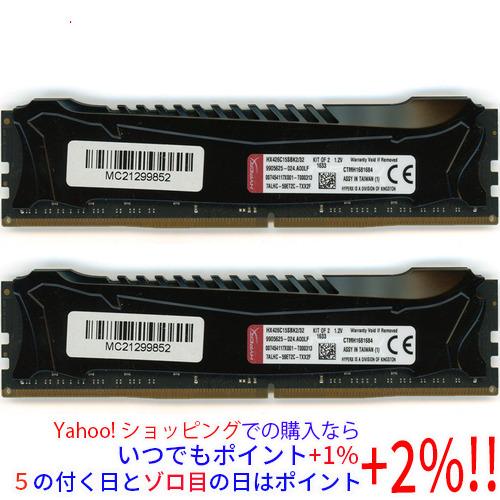 【中古】Kingston製 デスクトップ用 HX426C15SBK2/32 DDR4 PC4-213...