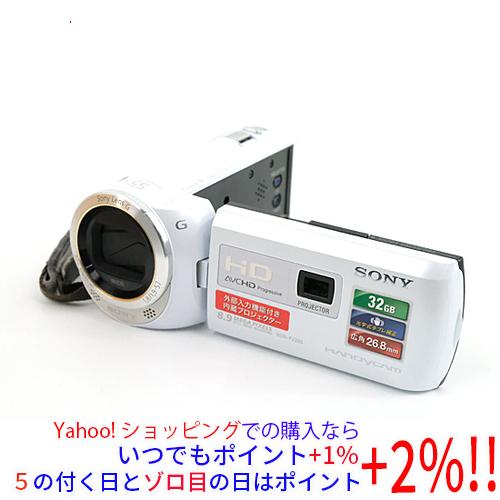 【中古】SONY製 デジタルHDビデオカメラ HANDYCAM HDR-PJ390/W