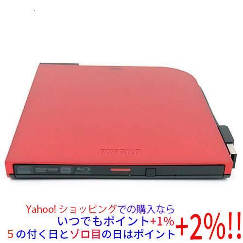【中古】BUFFALO バッファロー 外付けブルーレイドライブ BRXL-PT6U2V-RD 本体の...