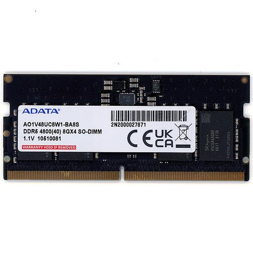 【中古】ADATA ノート用 AO1V48UC8W1-BA8S SODIMM DDR5 PC5-48...