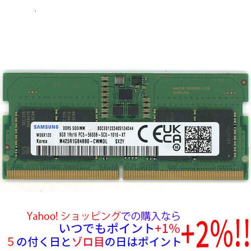 【中古】SAMSUNG ノート用 M425R1GB4BB0-CWM0L SODIMM DDR5 PC...