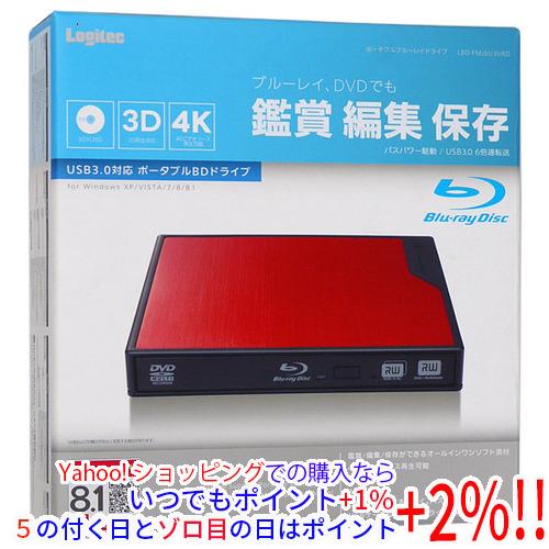 【中古】Logitec ロジテック ポータブルBlu-rayドライブ LBD-PMJ6U3VRD 元...