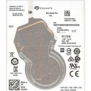 爆買【中古】SEAGATE ノート用HDD 2.5inch ST1000LM049 1TB 7mm 8000〜9000時間以内