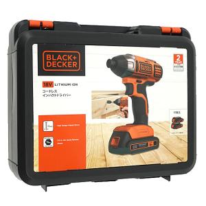 BLACK＆DECKER コードレスインパクトドライバー BPCI18 [管理:1100004917]