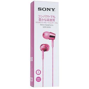 SONY カナル型 有線 イヤホン ソニー MDR-EX155P ピンク : e