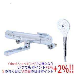 TOTO 壁付サーモスタット混合栓 サーモシャワー 吐水パイプ：0mm