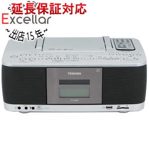 TOSHIBA SD/USB/CDラジオカセットレコーダー TY-CDX91(S) シルバー [管理...