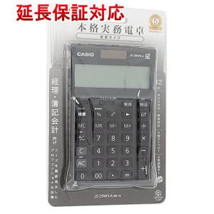 CASIO製 実務電卓 12桁ジャストタイプ JS-20WKA-BK-N ブラック [管理:1100040097]｜excellar-plus