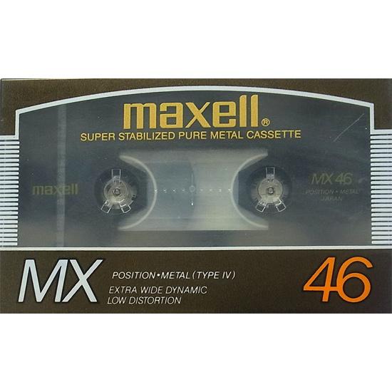 【ゆうパケット対応】maxell メタルカセットテープTYPE IV 46分 MX 46 [管理:1...