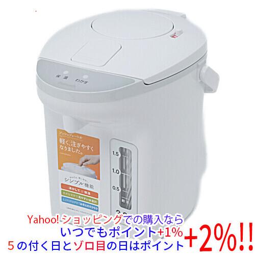 ピーコック 電気ポット 2.2L WZP-22 ホワイト