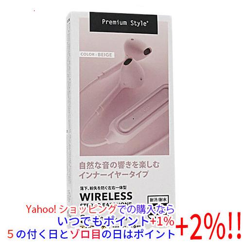 PGA ワイヤレスステレオイヤホン Premium Style PG-BTE12IE5BE ベージュ