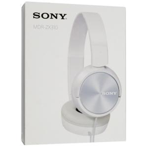 ワイヤレスヘッドホン ホワイト/シルバー ECJOY!】 SONY ソニー ヘッドホン MDR-ZX310 : 密閉型