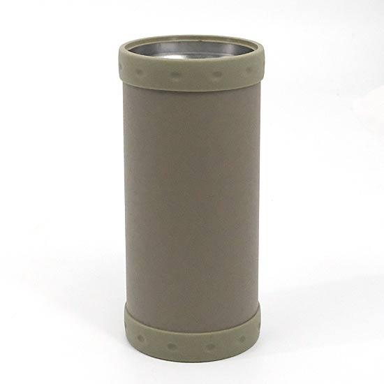 パール金属 保冷缶ホルダー 2WAYタイプ 500ml缶用 カーキ D-5723 [管理:11000...