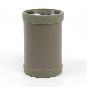 パール金属 保冷缶ホルダー 2WAYタイプ 350ml缶用 カーキ D-5720 [管理:1100050518]