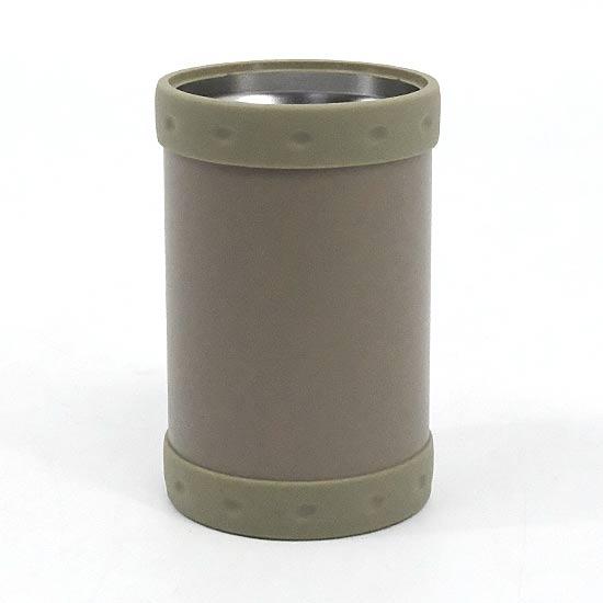パール金属 保冷缶ホルダー 2WAYタイプ 350ml缶用 カーキ D-5720 [管理:11000...