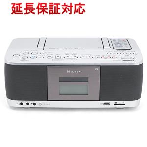 TOSHIBA SD/USB/CDラジオカセットレコーダー AUREX TY-CDX92(S) シルバー [管理:1100053236]｜excellar-plus