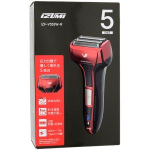 IZUMI IZF-V571-R RED　2-4045500do 5枚刃モデル往復式シェーバー IZF-V571【マクセルイズミ株式会社】