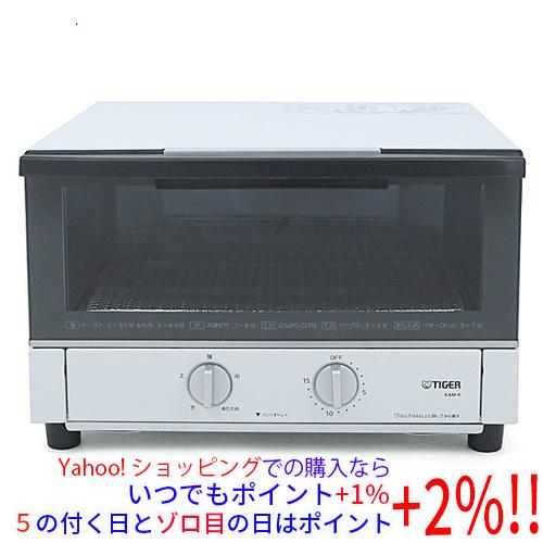 【新品訳あり(箱きず・やぶれ)】 TIGER オーブントースター やきたて KAM-R131-WM ...