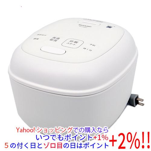 SHARP ジャー炊飯器 3合炊き KS-CS05J-W ホワイト
