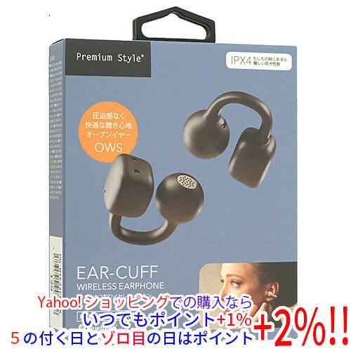 PGA イヤーカフ型 ワイヤレスイヤホン Premium Style PG-BTE21CF1BK ブ...