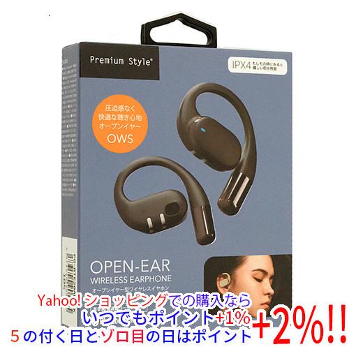 PGA オープンイヤー型 ワイヤレスイヤホン Premium Style PG-BTE20AR1BK...