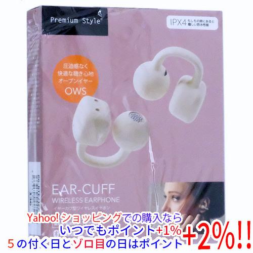 PGA イヤーカフ型 ワイヤレスイヤホン Premium Style PG-BTE21CF2BE ベ...