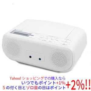 TOSHIBA（東芝） CDラジオ AX-C15（W）ホワイト TOSHIBA（ラッピング