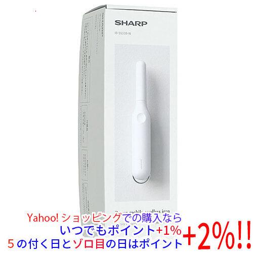 SHARP パワーモバイルコードレスアイロン IB-S510B-W ルミナスホワイト