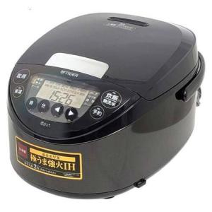 TIGER タイガー JPV-B100 アッシュブラック 炊飯器 5.5合 圧力IH炊飯
