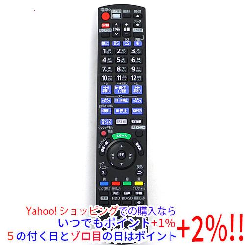 【中古】Panasonic BD/DVDレコーダー用リモコン N2QAYB001056