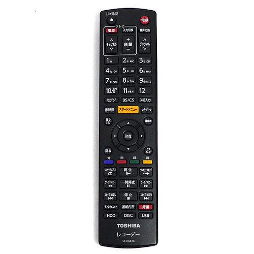 爆買【中古】TOSHIBA製 ブルーレイレコーダー用リモコン SE-R0428