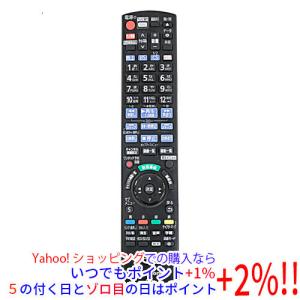 中古】Panasonic 液晶テレビ用リモコン N2QAYB000721 電池カバーなし