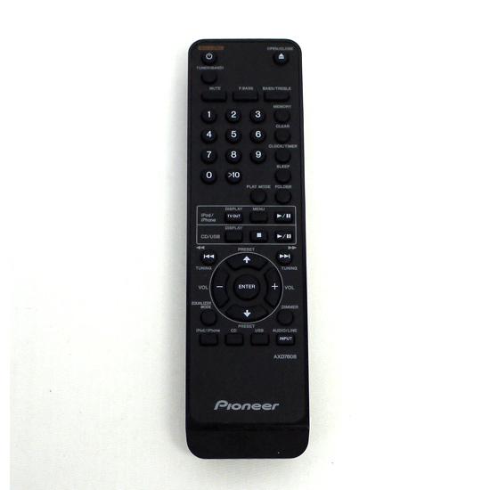 【中古】PIONEER パイオニア CDミニコンポーネントシステムX-HM50用リモコン AXD76...