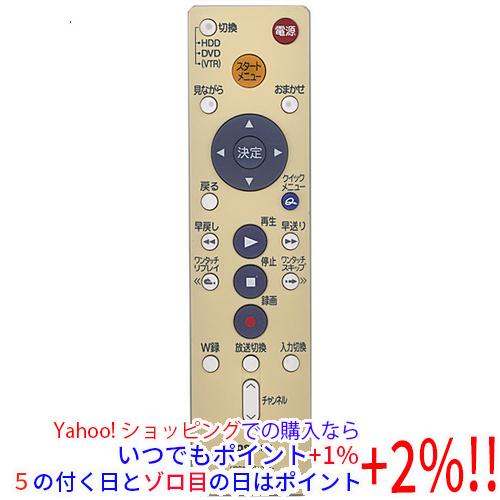 【中古】【ゆうパケット対応】TOSHIBA製 HDD＆DVDレコーダー用 シンプルリモコン SE-R...