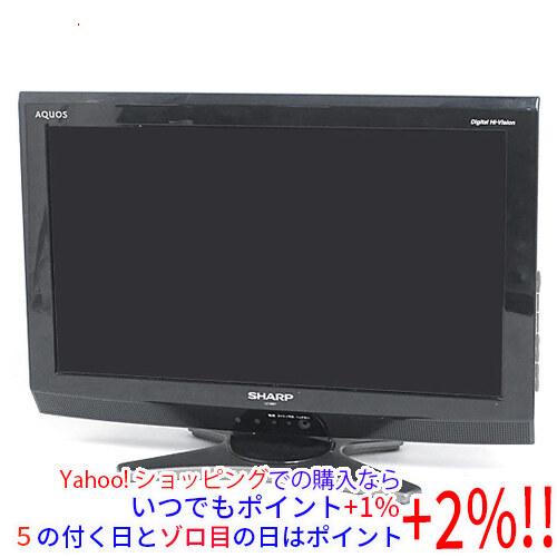 【中古】SHARP 20V型 液晶テレビ AQUOS LC-20E7-B ブラック リモコンなし