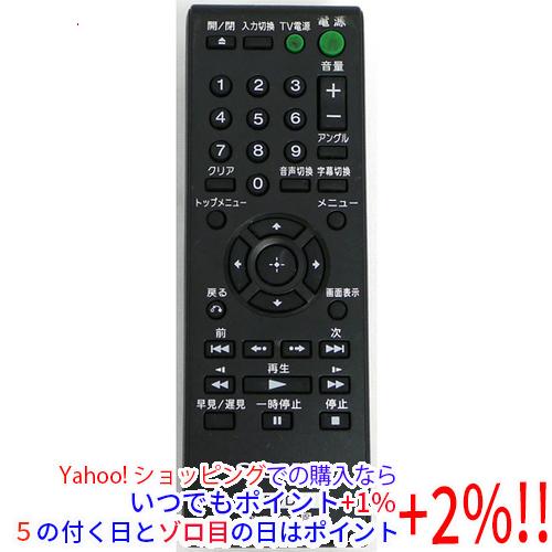 【中古】SONY DVDプレーヤー用リモコン RMT-D197J