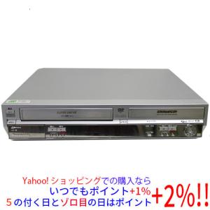 【中古】Panasonic DVDレコーダー VHSビデオ一体型 DIGA DMR-E150V-S リモコン付き