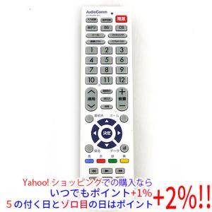 【中古】オーム電機 AudioComm シャープ アクオス用 TVリモコン AV-R320N-SH