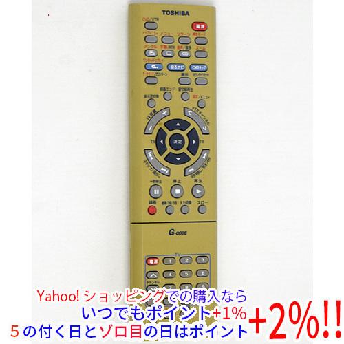 【中古】TOSHIBA製 VTR一体型DVDビデオプレーヤー用リモコン SE-R0160
