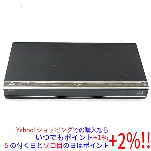 【中古】SHARP AQUOS ブルーレイディスクレコーダー BD-W1600 リモコンなし