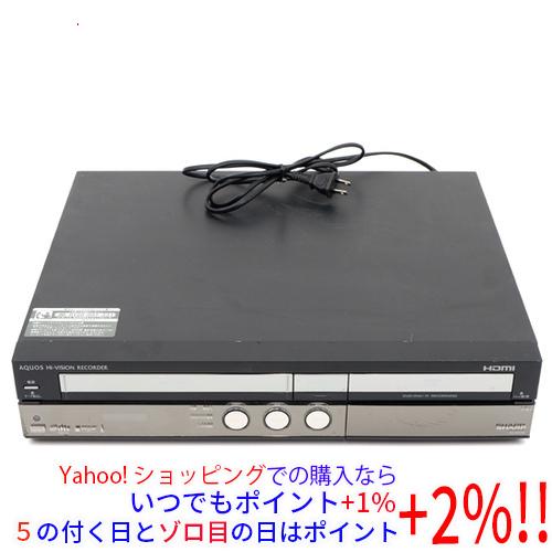 爆買【中古】SHARP ビデオ一体型DVDレコーダー AQUOS 250GB DV-ACV52 リモ...