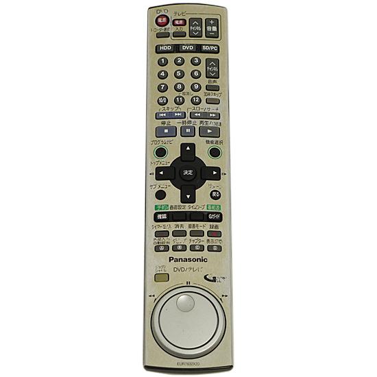 【中古】Panasonic DVDリモコン EUR7632X20 [管理:1150012505]