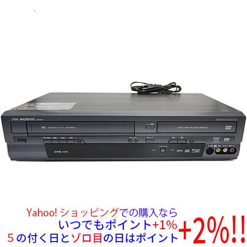 【中古】地デジチューナー内蔵ビデオ一体型DVDレコーダ DXR160V リモコン付き