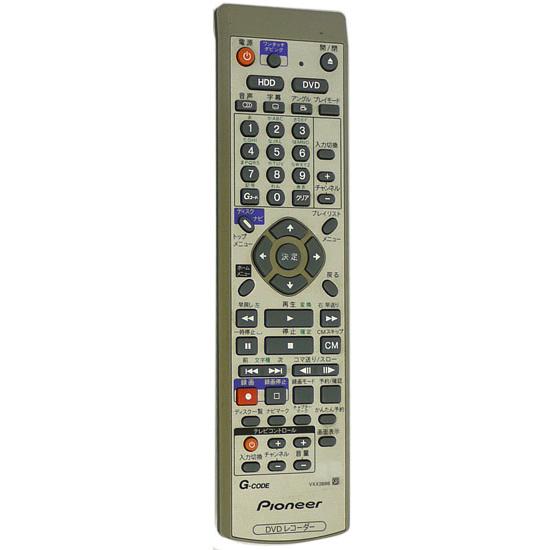 【中古】Pioneer パイオニア DVDレコーダーリモコン VXX2886 [管理:1150014...