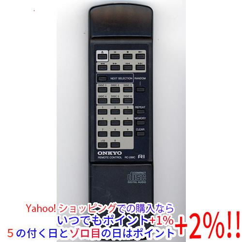 【中古】【ゆうパケット対応】ONKYO オーディオリモコン RC-289C