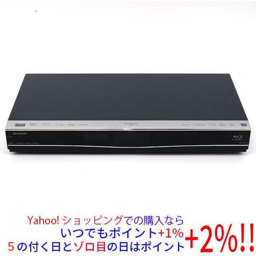 【中古】SHARP AQUOS ブルーレイディスクレコーダー BD-T1500 リモコンなし