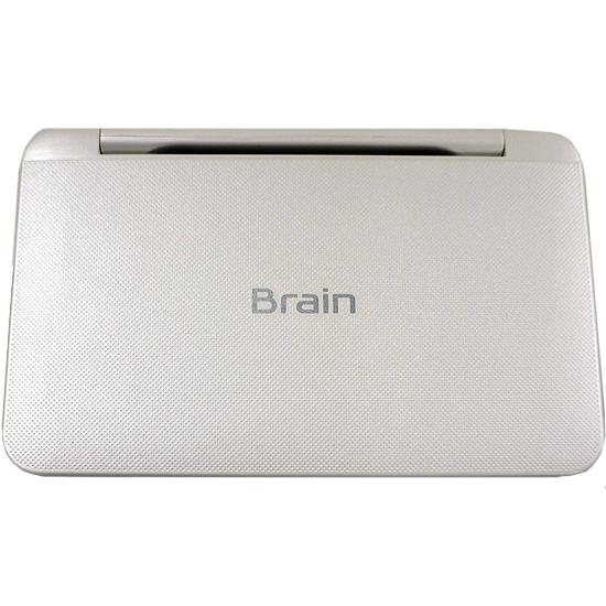 【中古】SHARP製 カラー電子辞書 Brain 生活教養モデル PW-A1-W ホワイト 展示品 ...