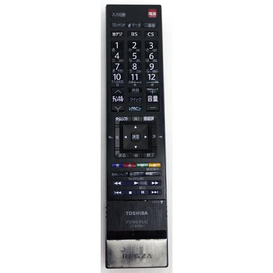 【中古】TOSHIBA 液晶テレビ用リモコン CT-90396 [管理:1150021923]