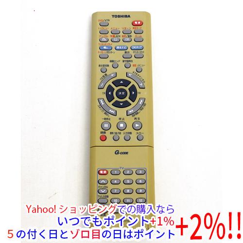 【中古】TOSHIBA製 VTR一体型DVDビデオプレーヤー用リモコン SE-R0110